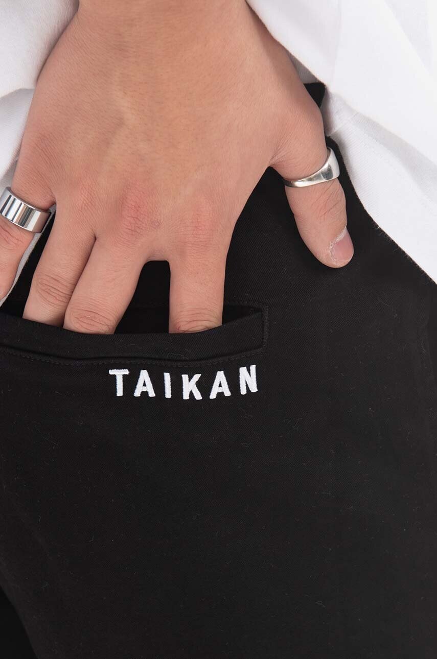 Бавовняні шорти Taikan Classic Shorts колір чорний TS0002.BLK-BLK