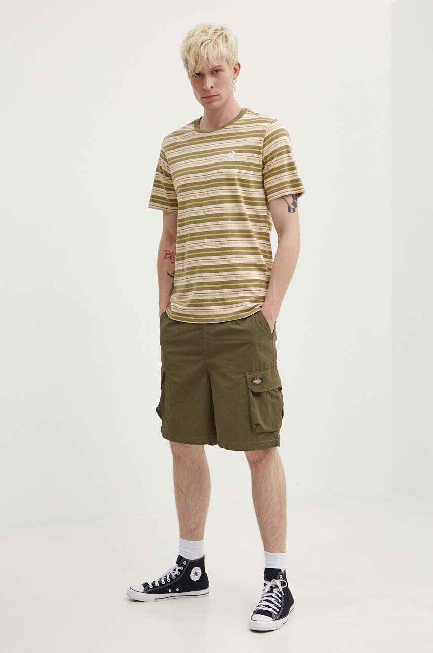 Бавовняні шорти Dickies колір зелений
