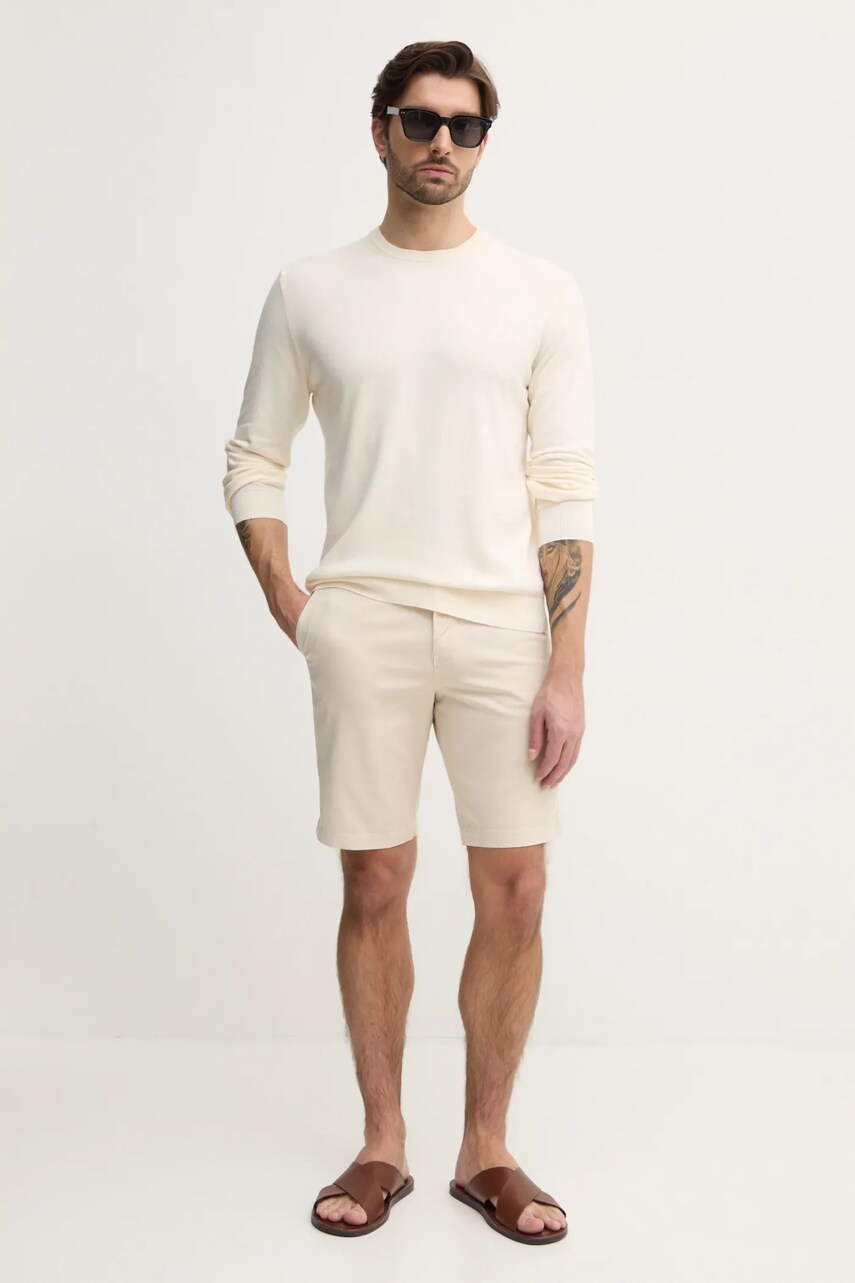Шорти United Colors of Benetton чоловічі колір білий 4UN459548