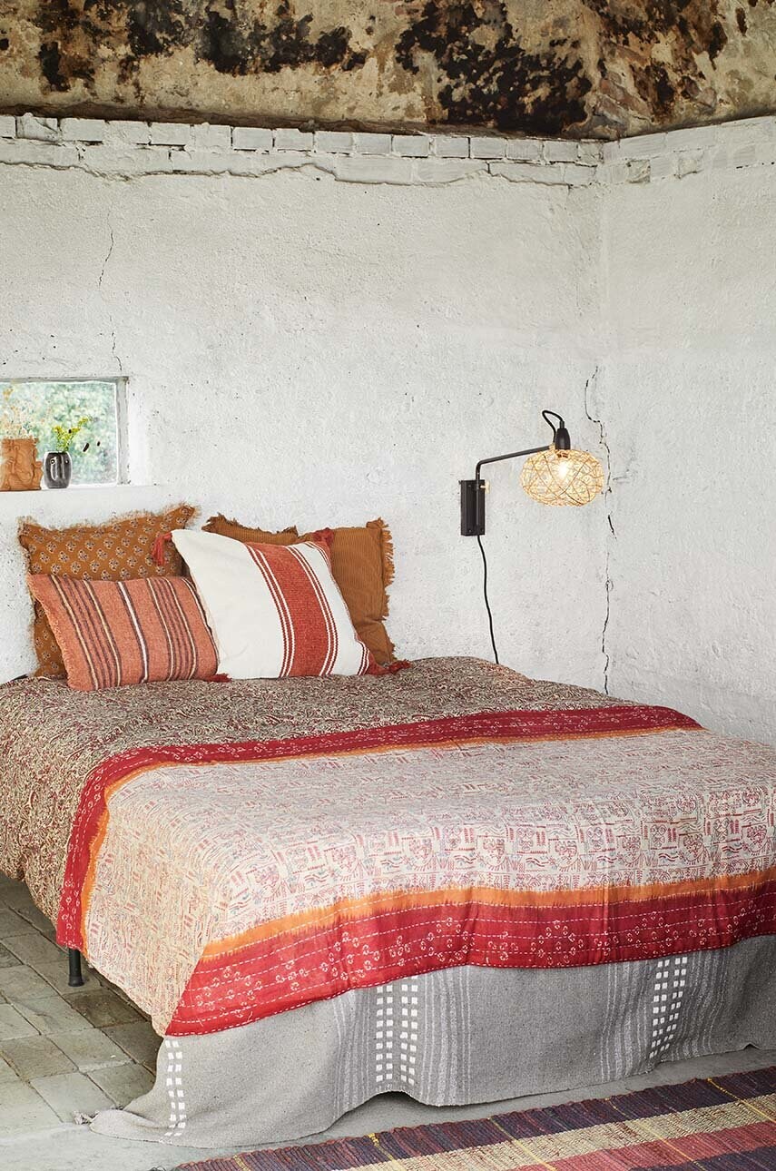 Покривало Madam Stoltz Recycled Kantha