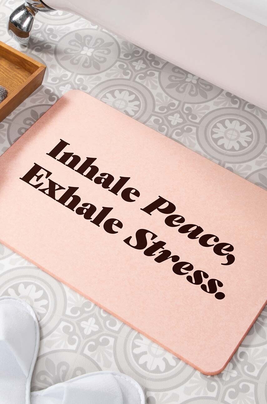 Килимок для ванної Artsy Doormats Inhale Peace Exhale