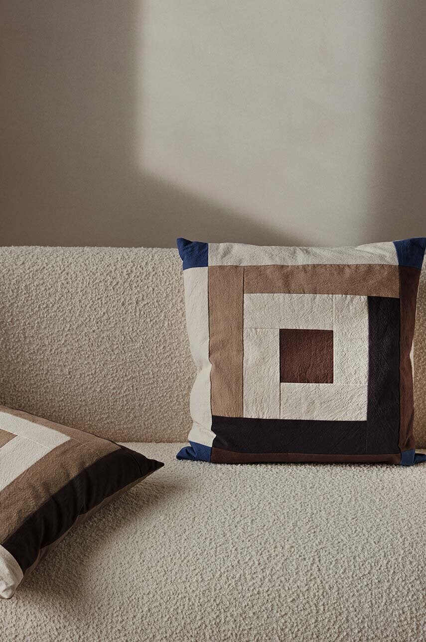 Декоративна подушка ferm LIVING Border Patchwork Cushion