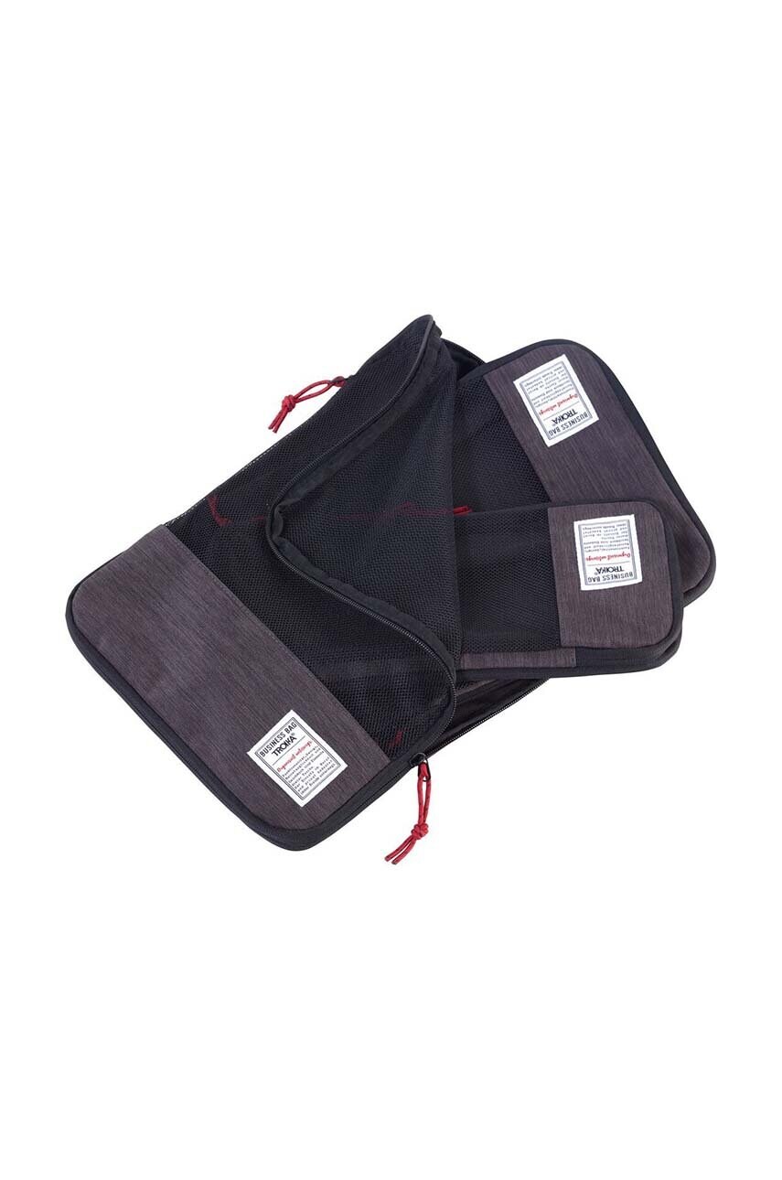 Набір дорожніх чохлів TROIKA Buisness Packing Cubes 3-pack