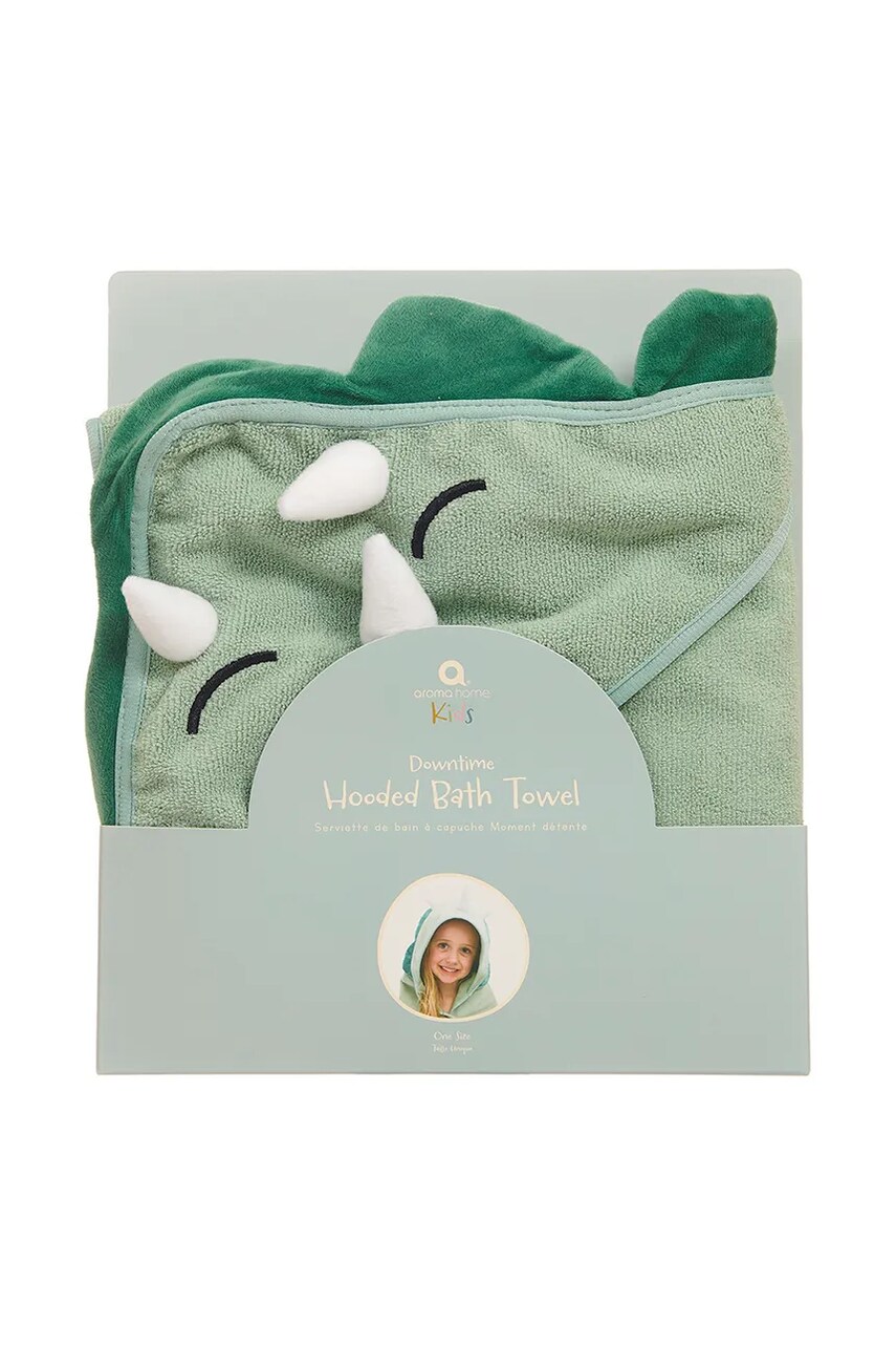 Дитячий рушник з капюшоном Aroma Home Downtime Dino Hooded Towel