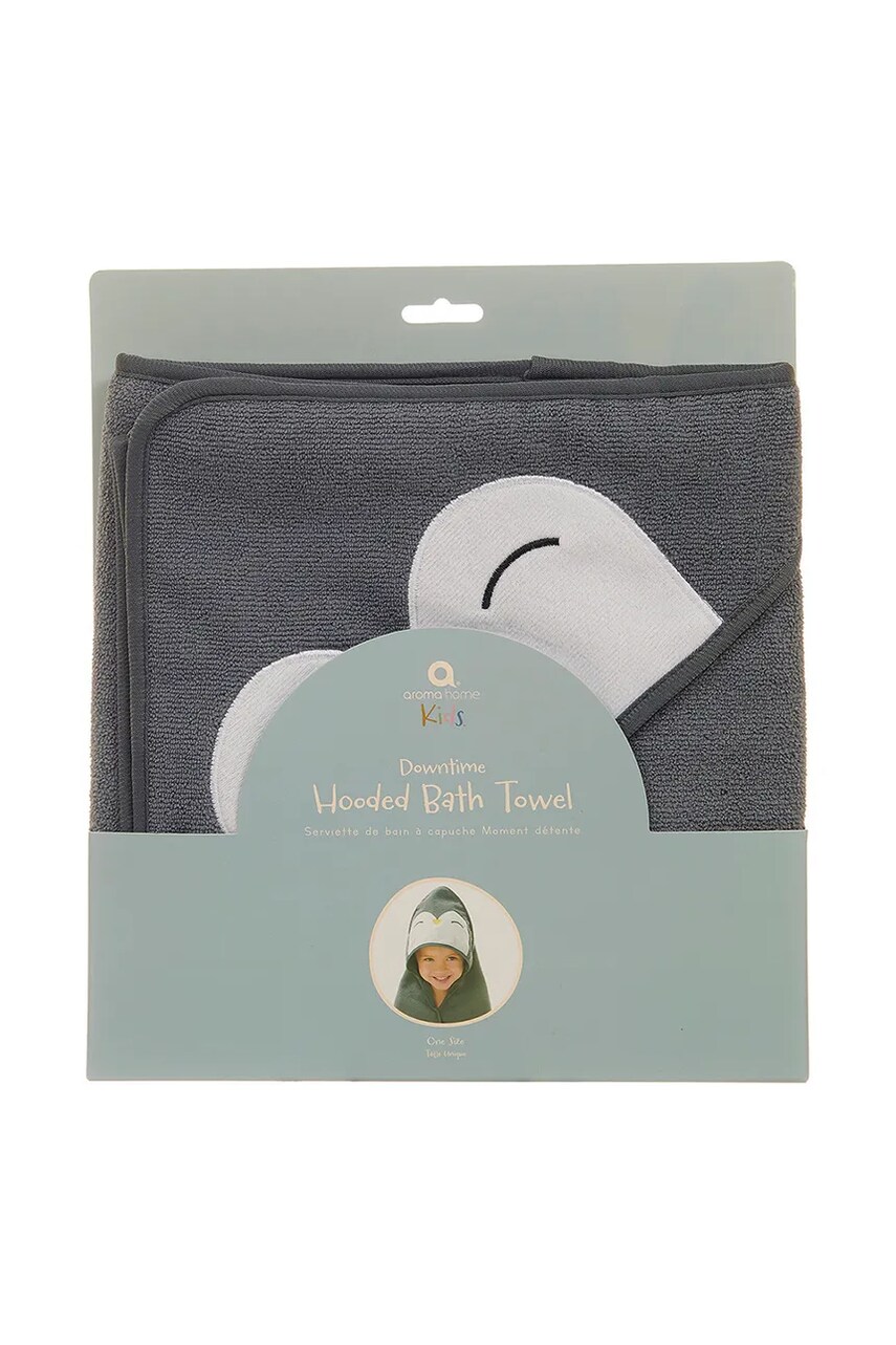 Дитячий рушник з капюшоном Aroma Home Downtime Penguin Hooded Towel