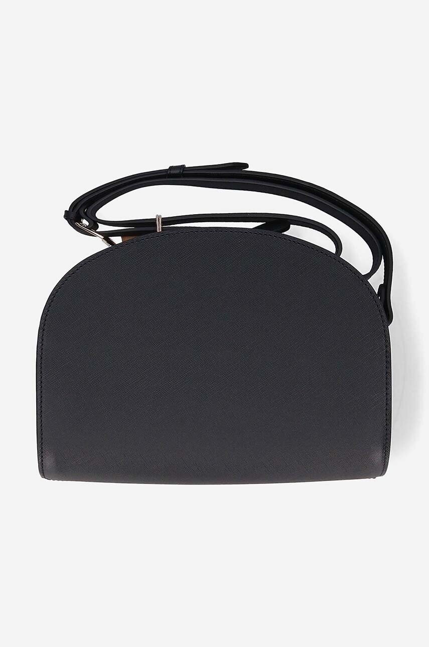 Шкіряна сумочка A.P.C. Sac Demi-lune колір чорний PXBJQ.F61048-BLACK