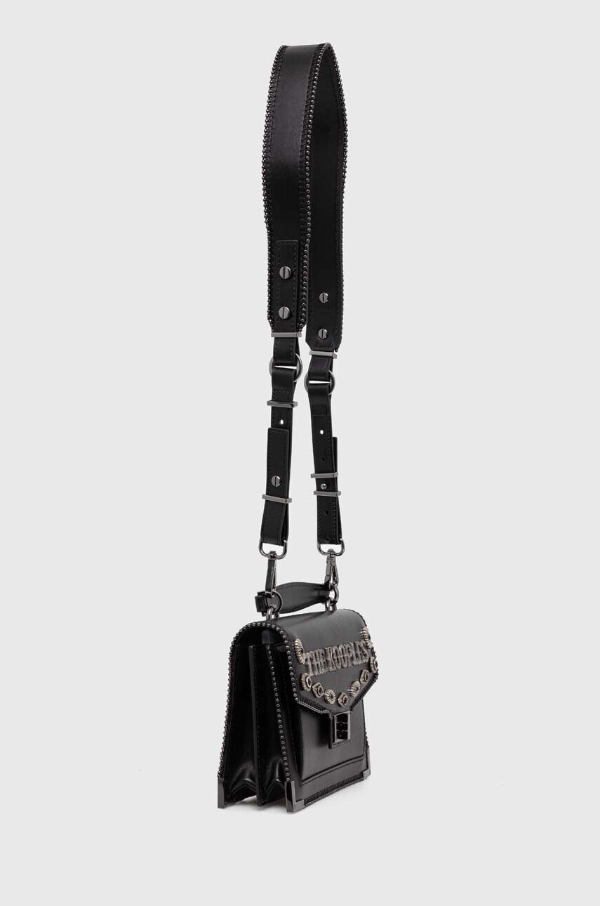 Шкіряна сумочка The Kooples колір чорний