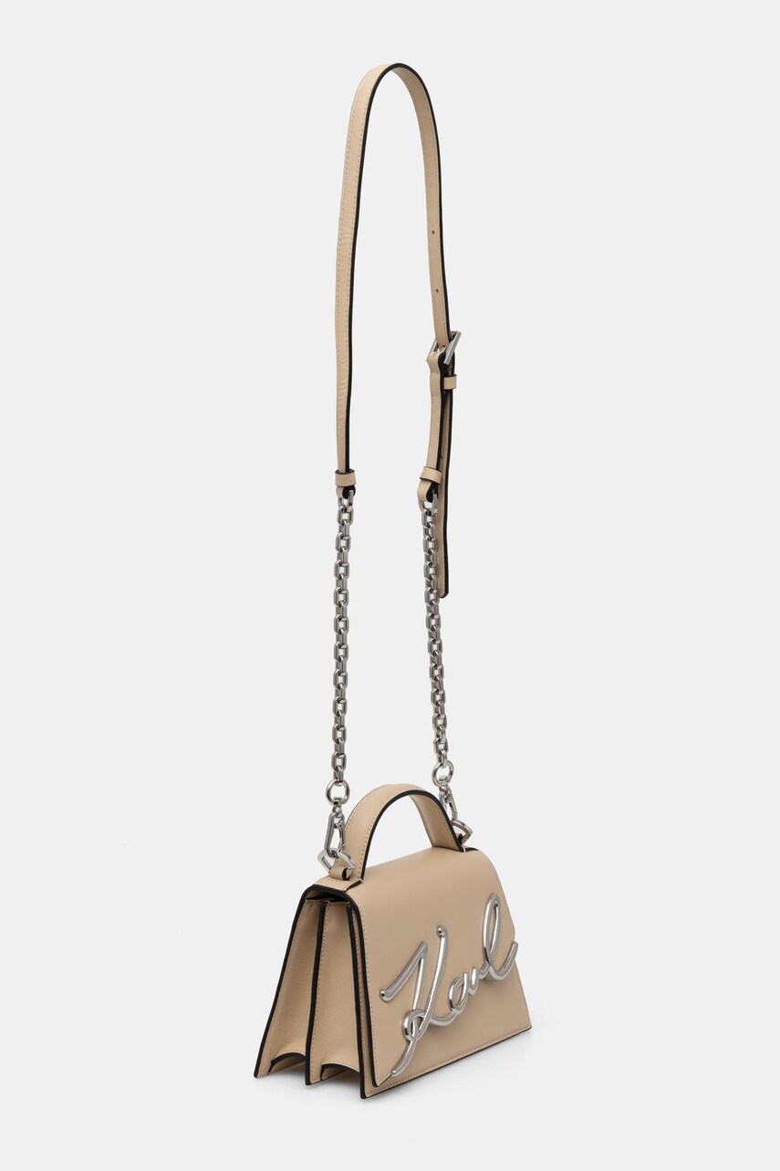 Сумочка Karl Lagerfeld колір бежевий A1W30038