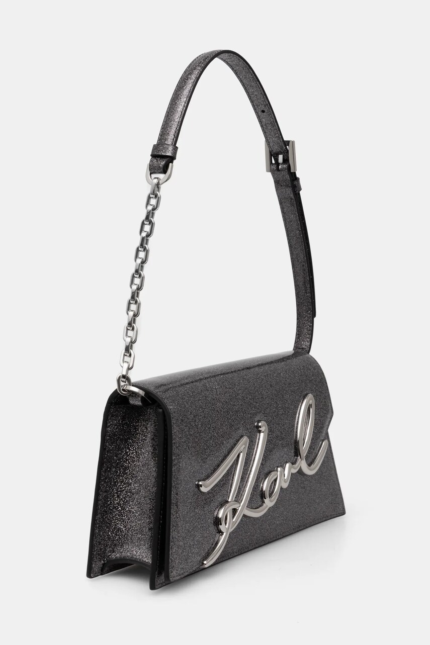 Сумочка Karl Lagerfeld колір срібний A1W30150