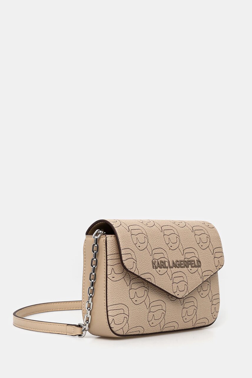 Сумочка Karl Lagerfeld колір бежевий A1W32045