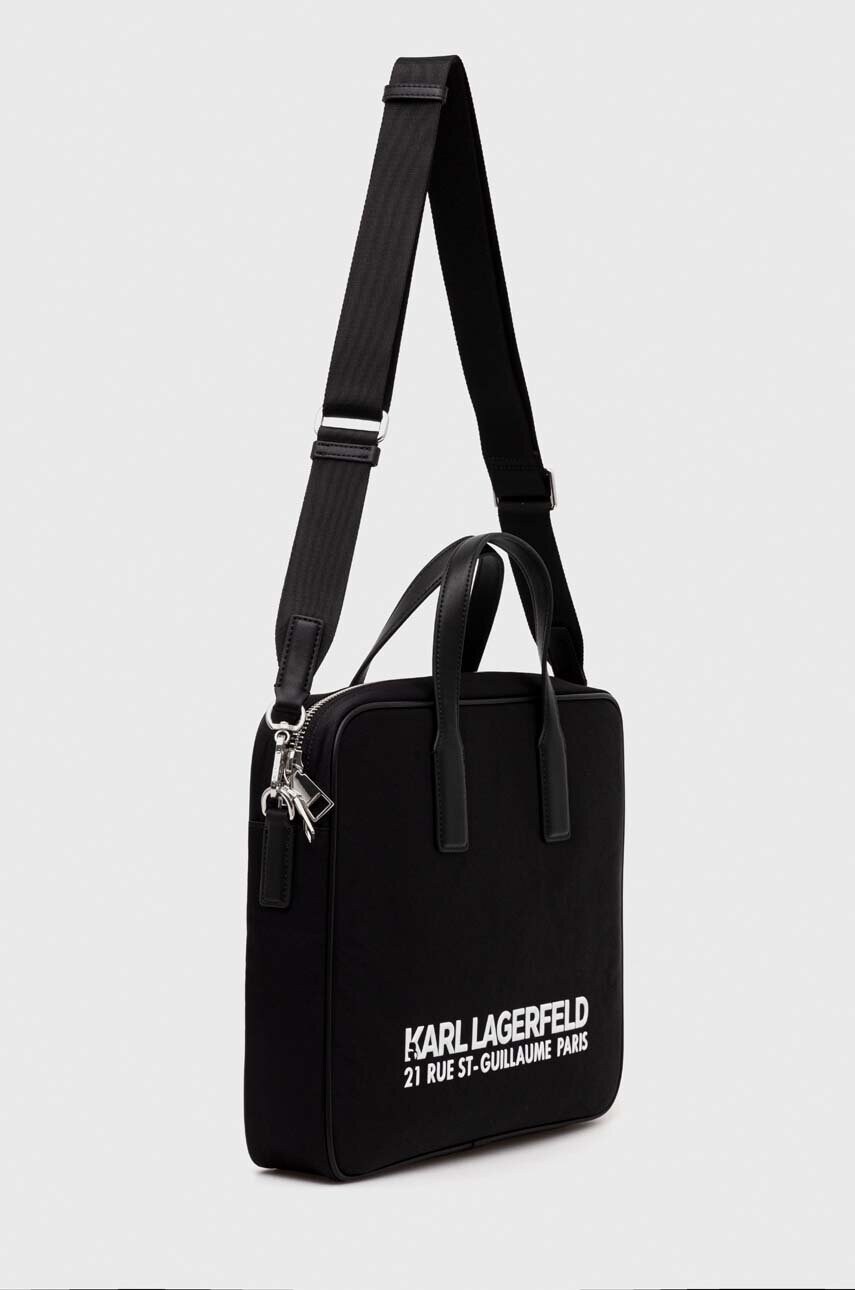 Сумка Karl Lagerfeld колір чорний