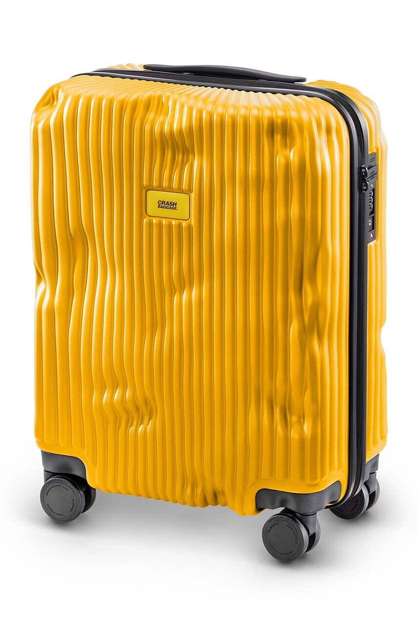Валіза Crash Baggage STRIPE колір чорний
