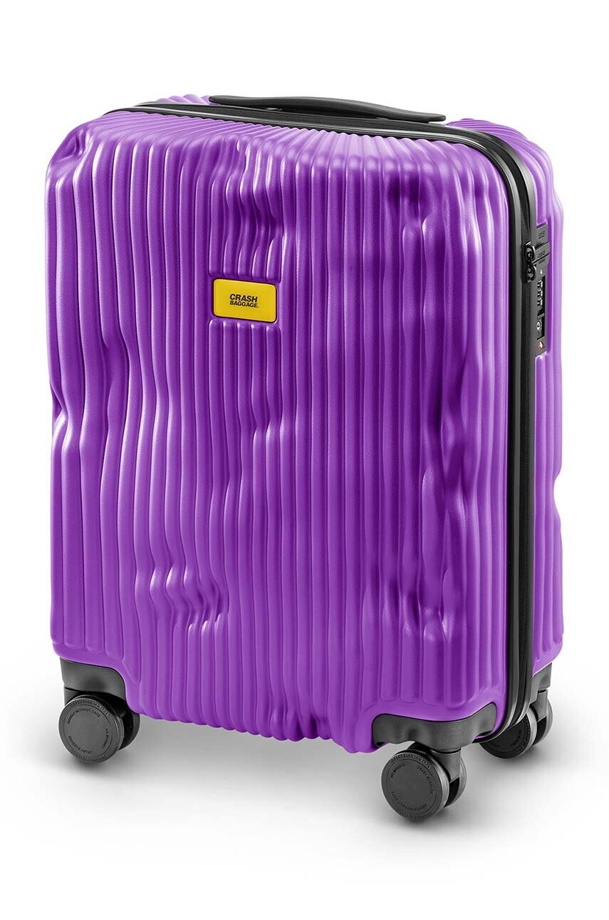 Валіза Crash Baggage STRIPE колір чорний CB151