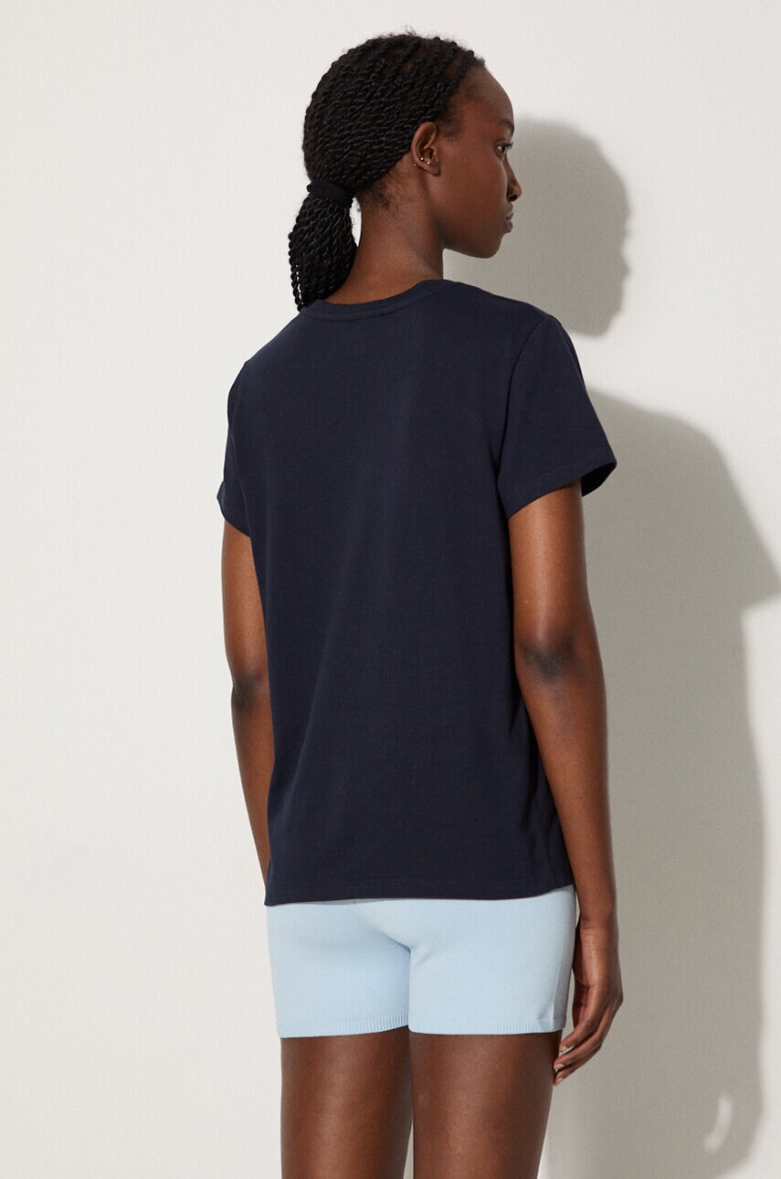 Бавовняна футболка A.P.C. VPC Colour колір синій COBQX.F26944-DARKNAVY