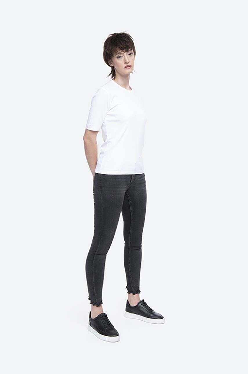 Бавовняна футболка Norse Projects Helen High Twist Cotton колір білий NW01.0062.001-0001