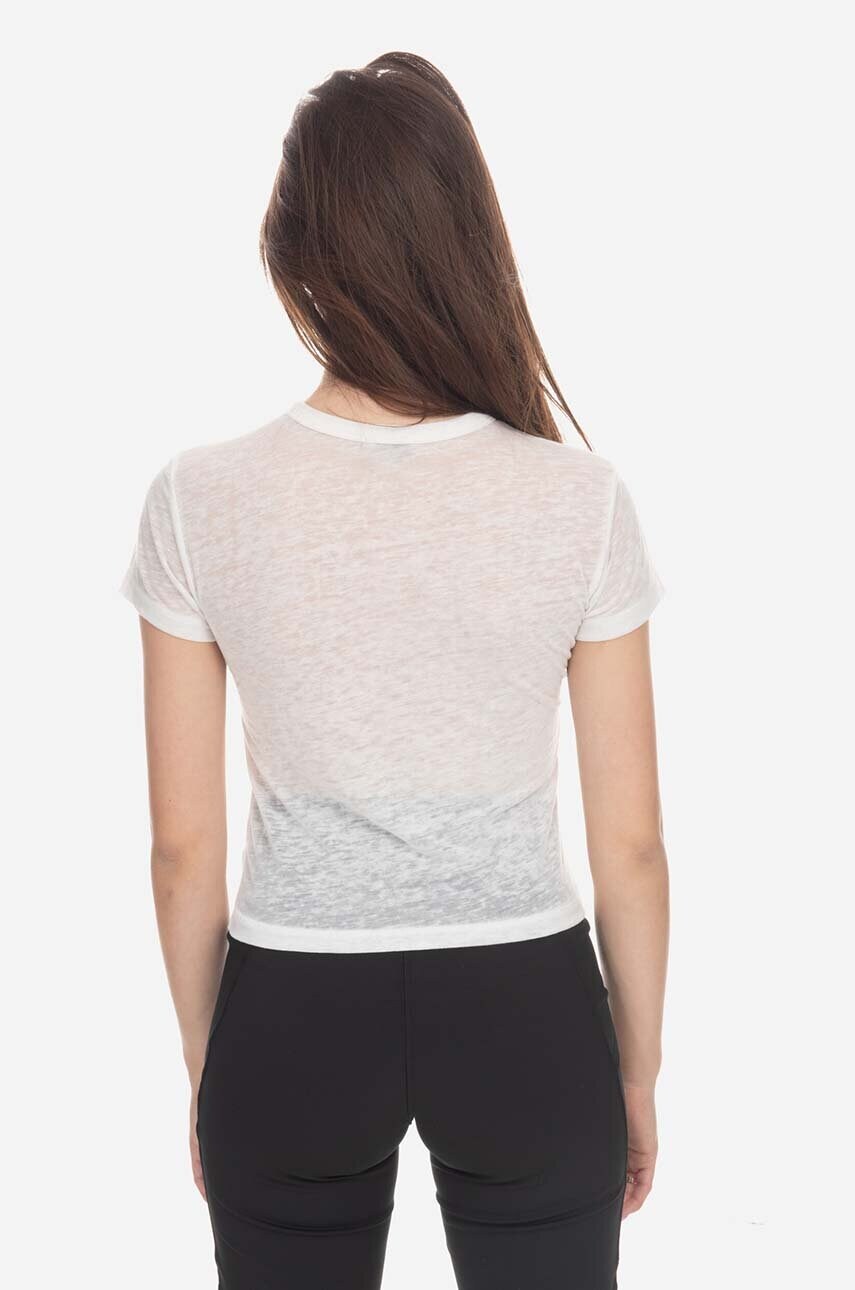 Футболка Guess Guess Classic Logo Baby Tee W2BP00KBAX0 жіноча колір білий W2BP00.KBAX0-G046