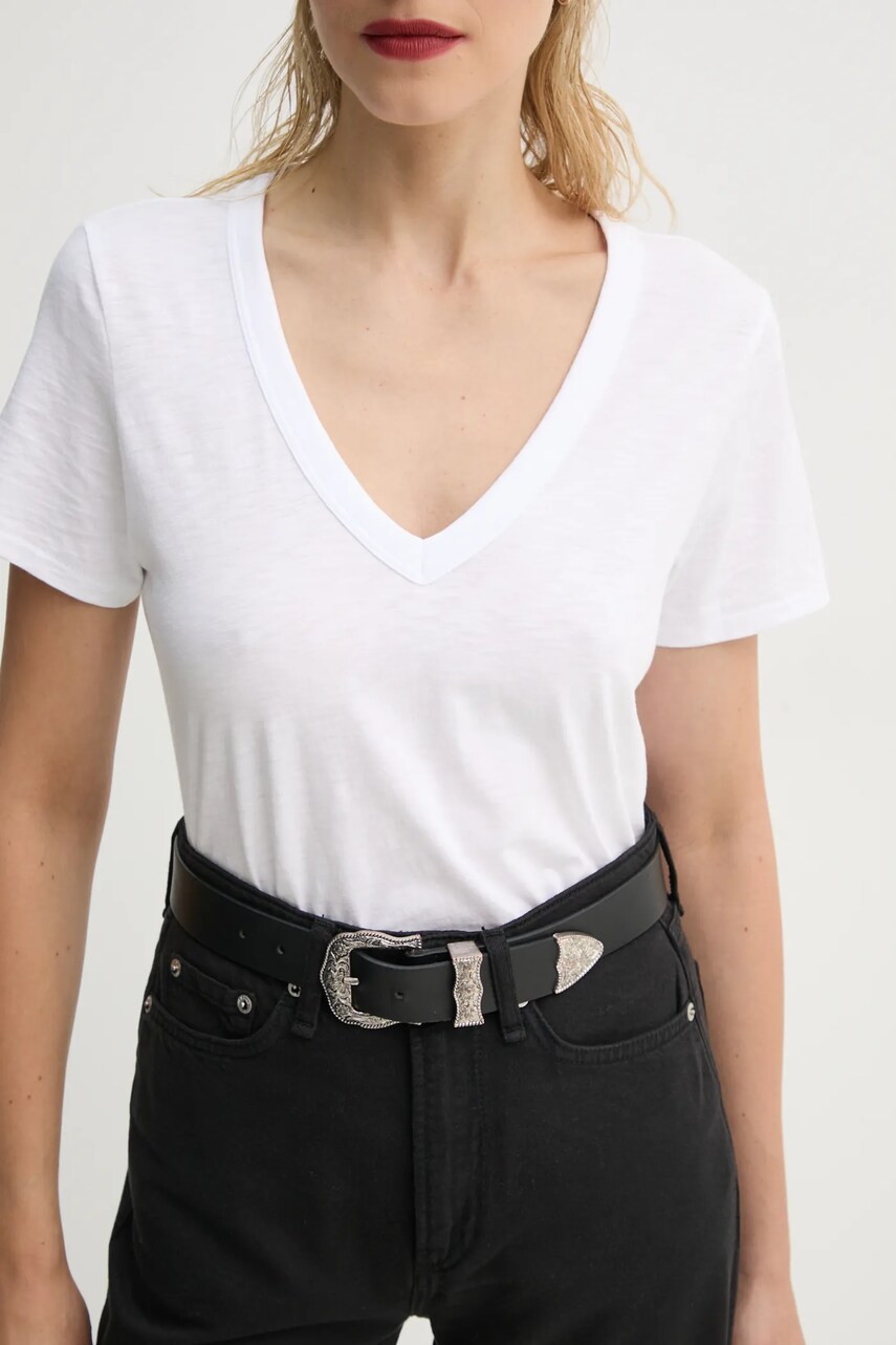 Бавовняна футболка Rag & Bone жіноча колір білий W272C34CH