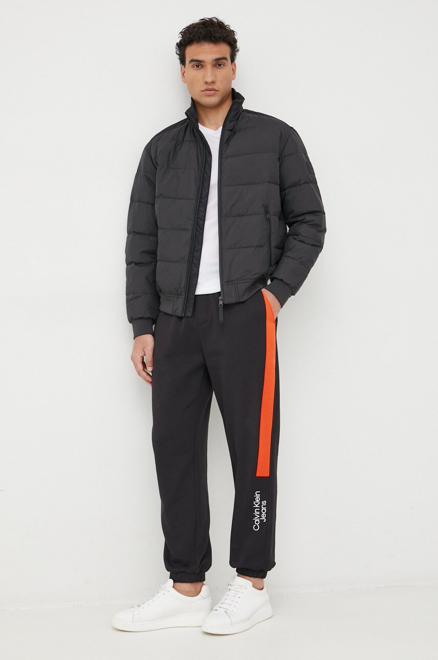 Лонгслів Emporio Armani чоловічий колір білий однотонний