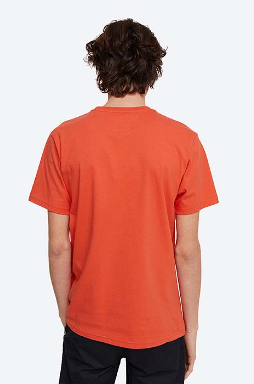 Бавовняна футболка Wood Wood Boris x Fila колір помаранчевий з принтом 688383.B026-ORANGE