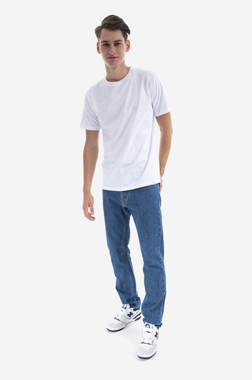 Футболка Norse Projects чоловічий колір білий однотонний