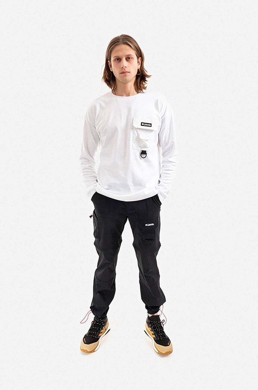 Лонгслів Columbia Field Creek Doubleknit Long Sleeve чоловічий колір білий однотонний 1993233-100