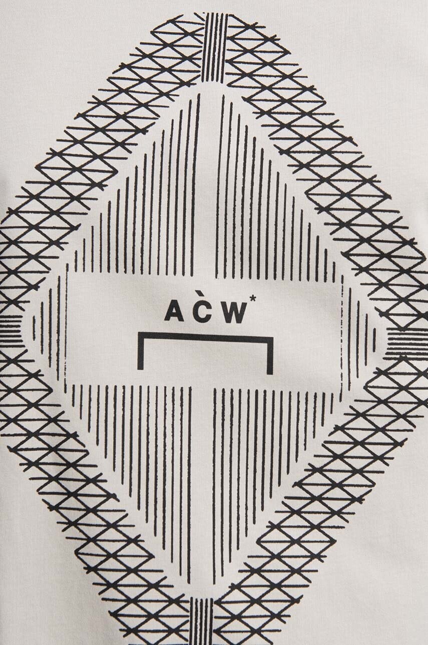 Бавовняна футболка A-COLD-WALL* Gradient колір сірий з принтом ACWMTS133-LIGHTGREY