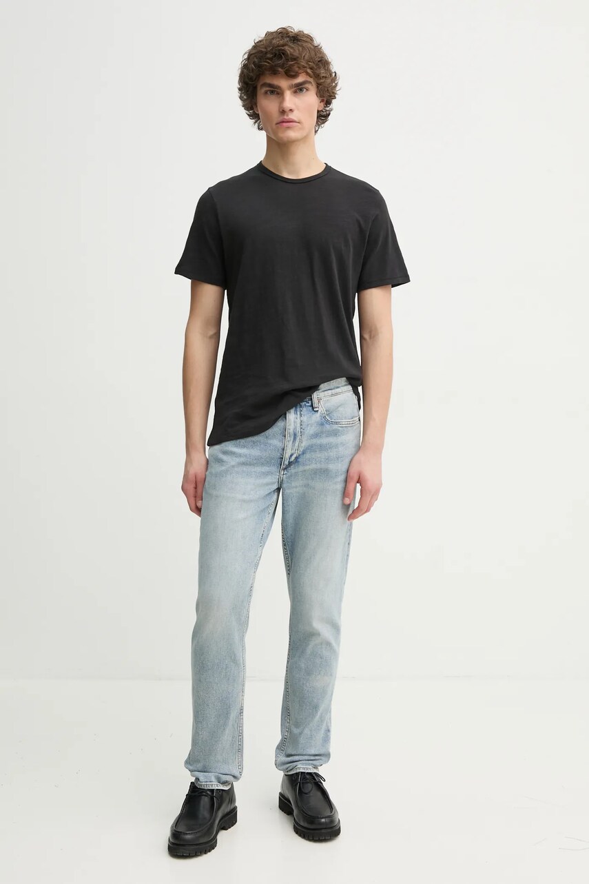 Бавовняна футболка Rag & Bone чоловіча колір чорний однотонна M000T096G