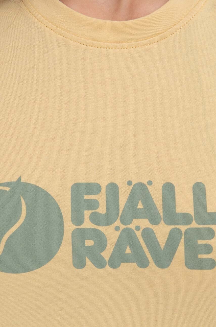 Футболка Fjallraven колір жовтий з принтом F87146.133-133