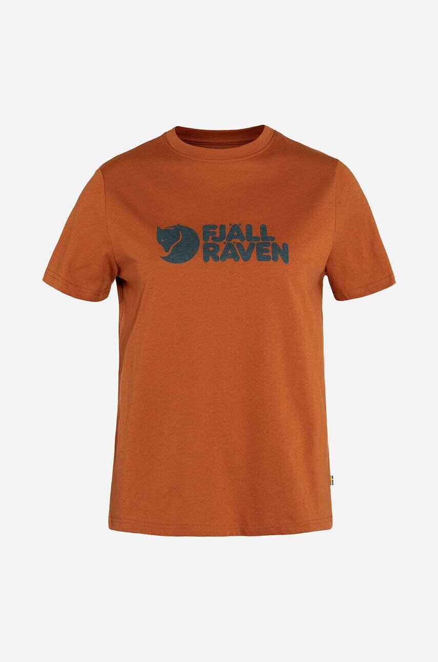 Футболка Fjallraven колір помаранчевий з принтом F87146.243-243