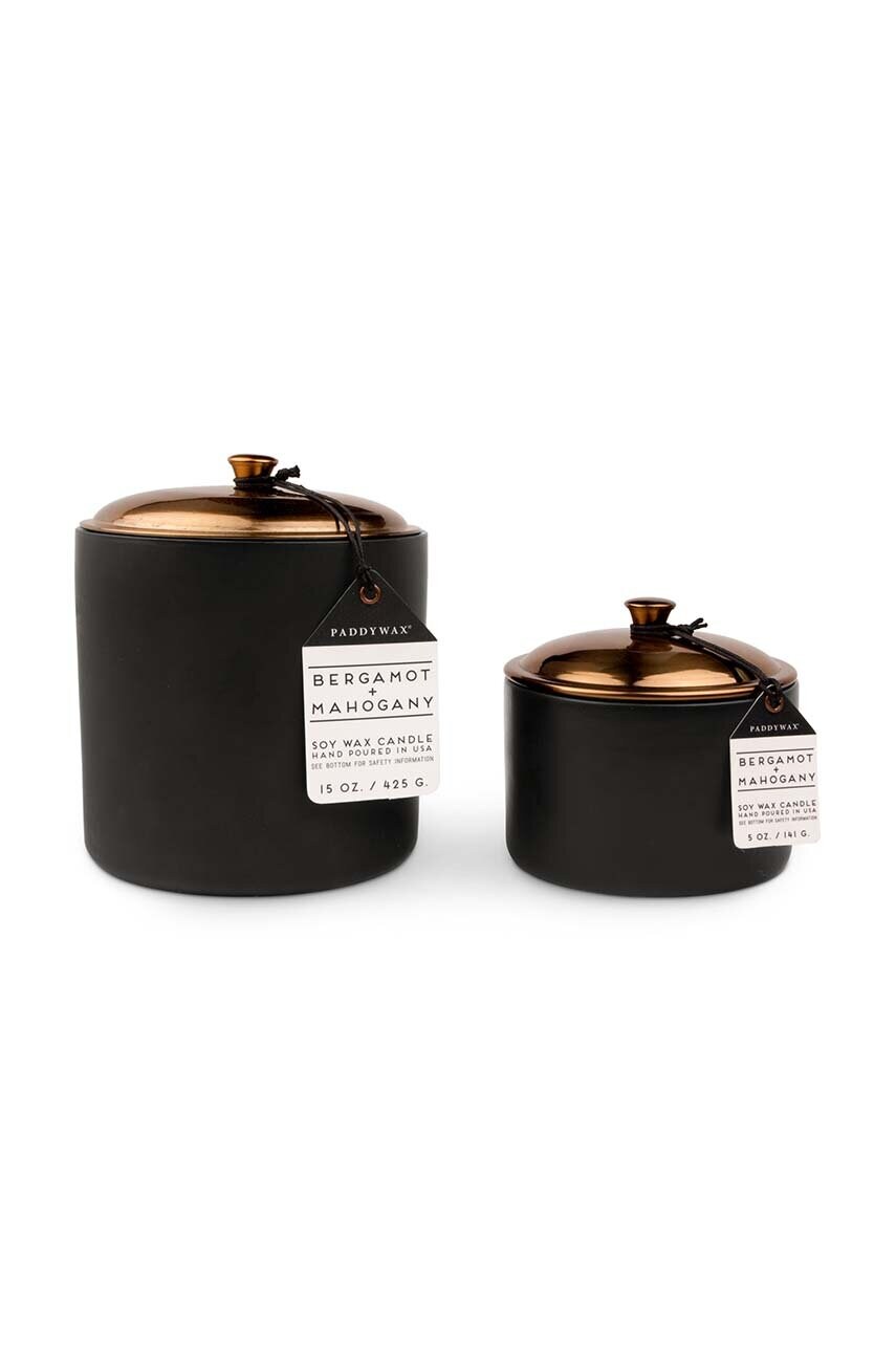 Ароматична соєва свічка Paddywax Bergamot & Mahogony 141 g