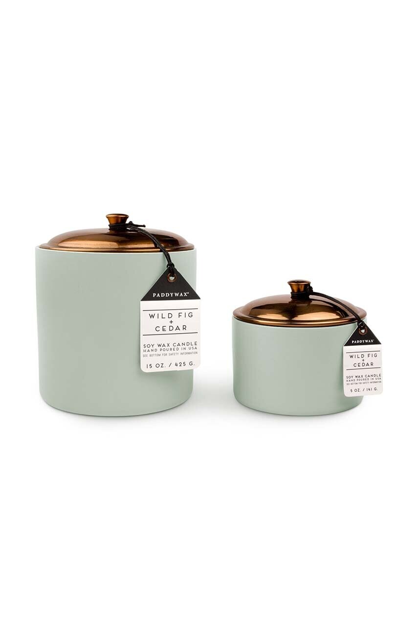 Ароматична соєва свічка Paddywax Wild Fig and Cedar, 141 g