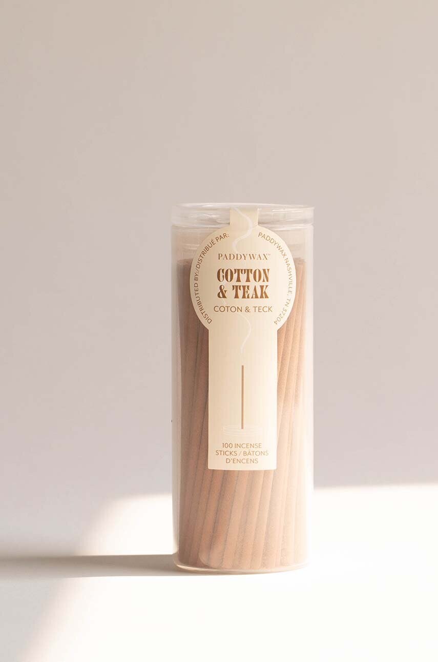 Набір ароматичних пахощів Paddywax Cotton & Teak 100-pack