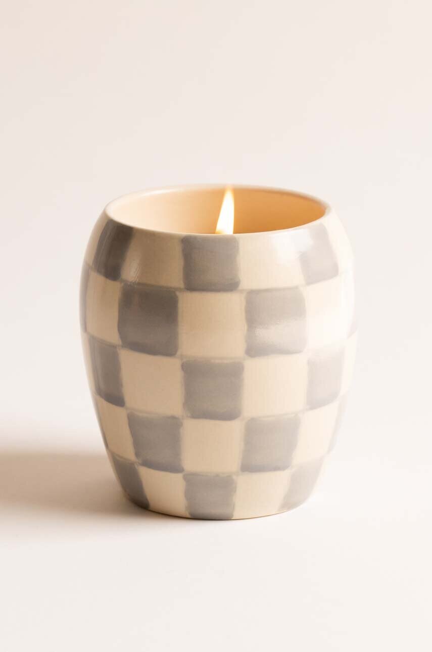 Ароматична соєва свічка Paddywax Checkmate Cotton & Teak 311 g