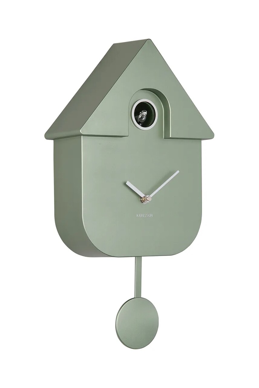 Годинник із зозулею Karlsson Modern Cuckoo Metallic