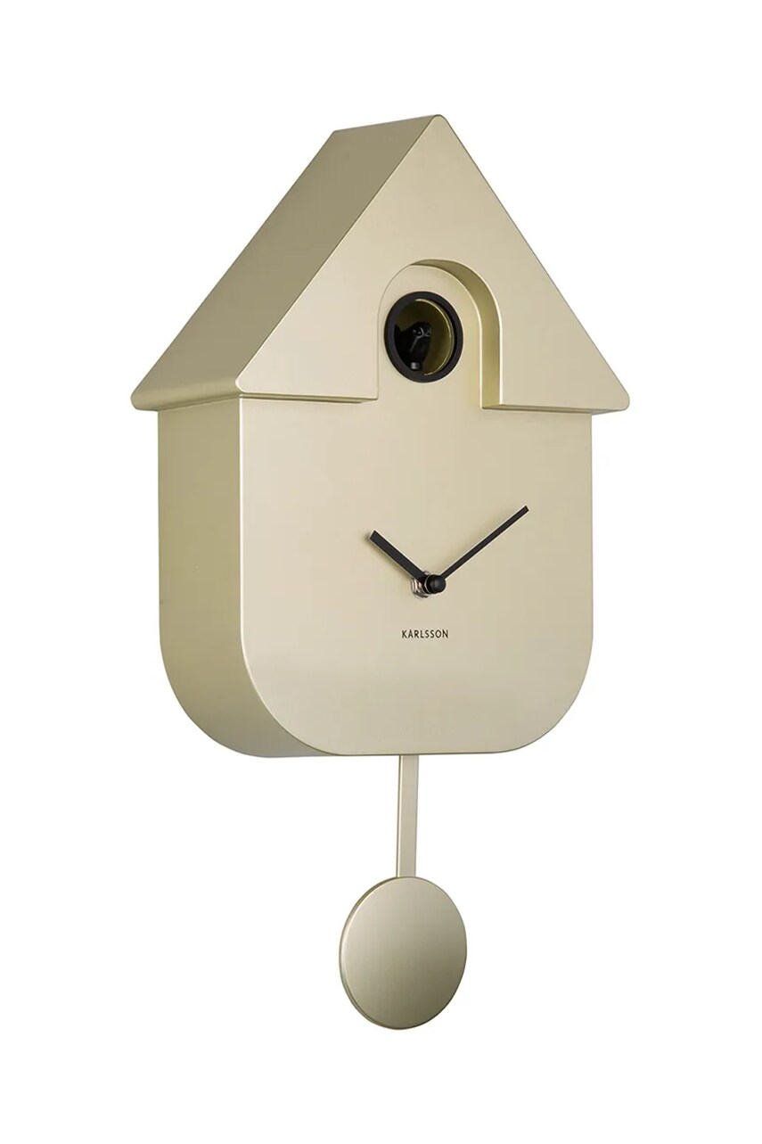 Годинник із зозулею Karlsson Modern Cuckoo Metallic