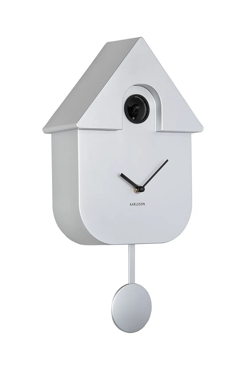 Годинник із зозулею Karlsson Modern Cuckoo Metallic