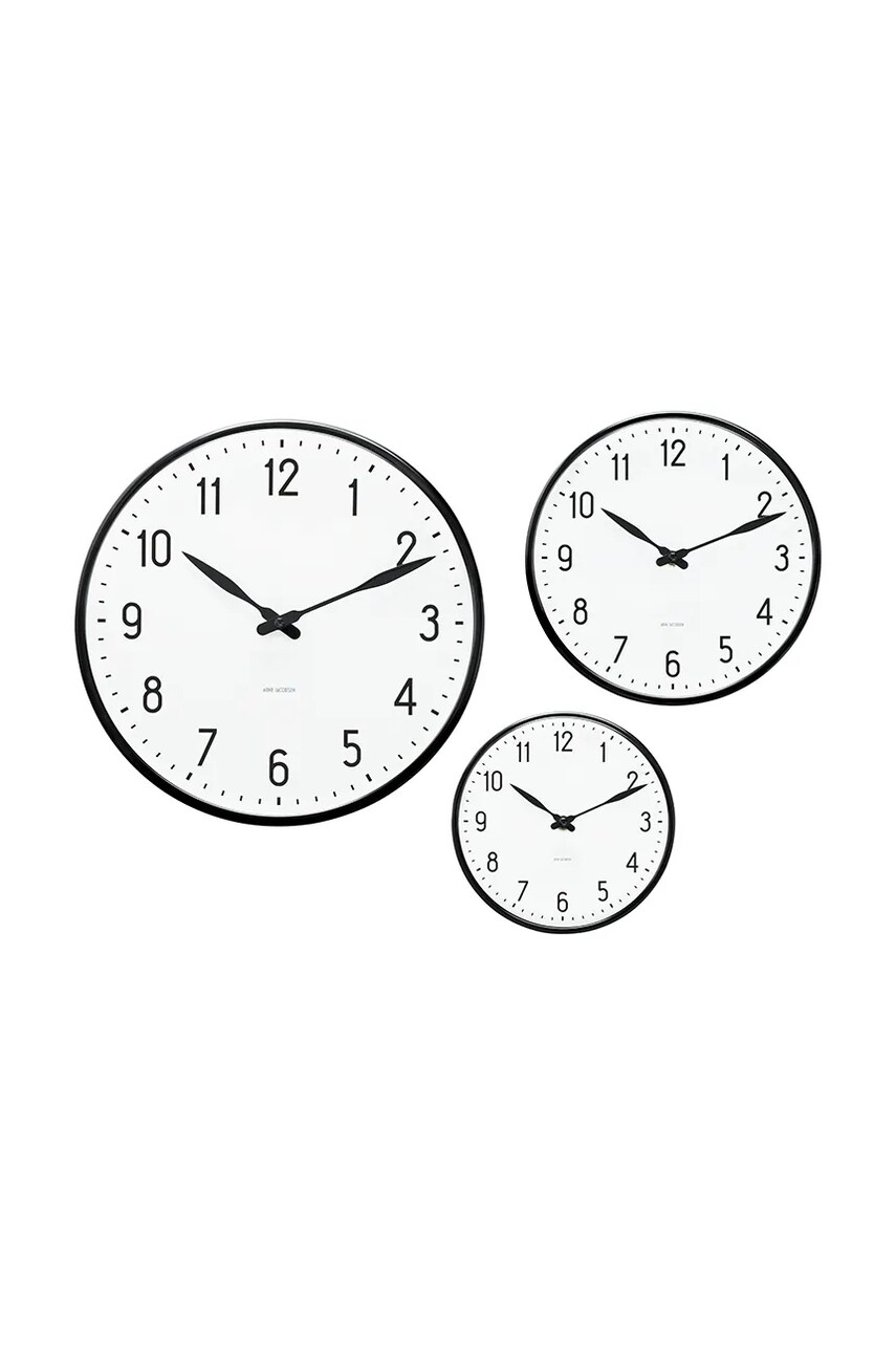 Настінний годинник Rosendahl x Arne Jacobsen колір білий