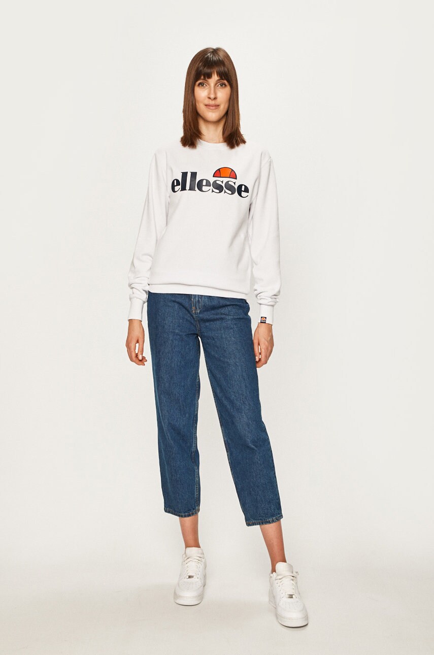 Кофта Ellesse жіноча колір білий з принтом SGS03238-White