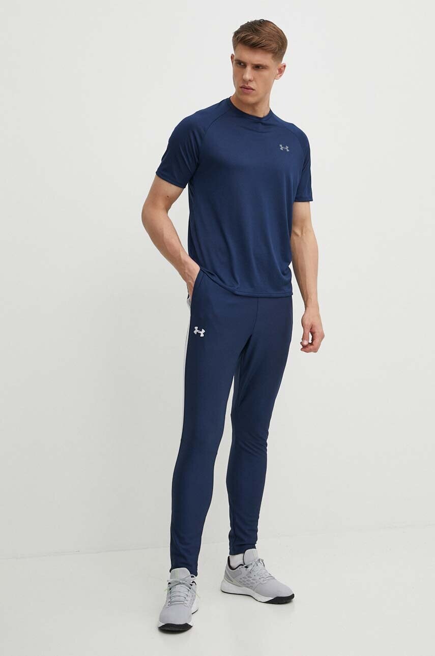 Тренувальна футболка Under Armour Tech 2.0 колір синій однотонна 1326413-191