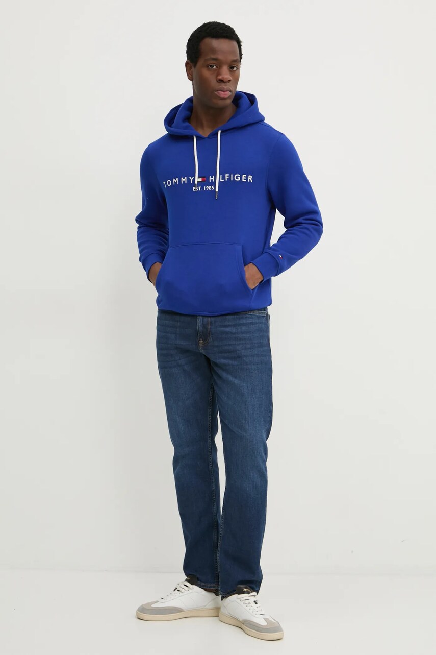 Кофта Tommy Hilfiger чоловіча з капюшоном з аплікацією