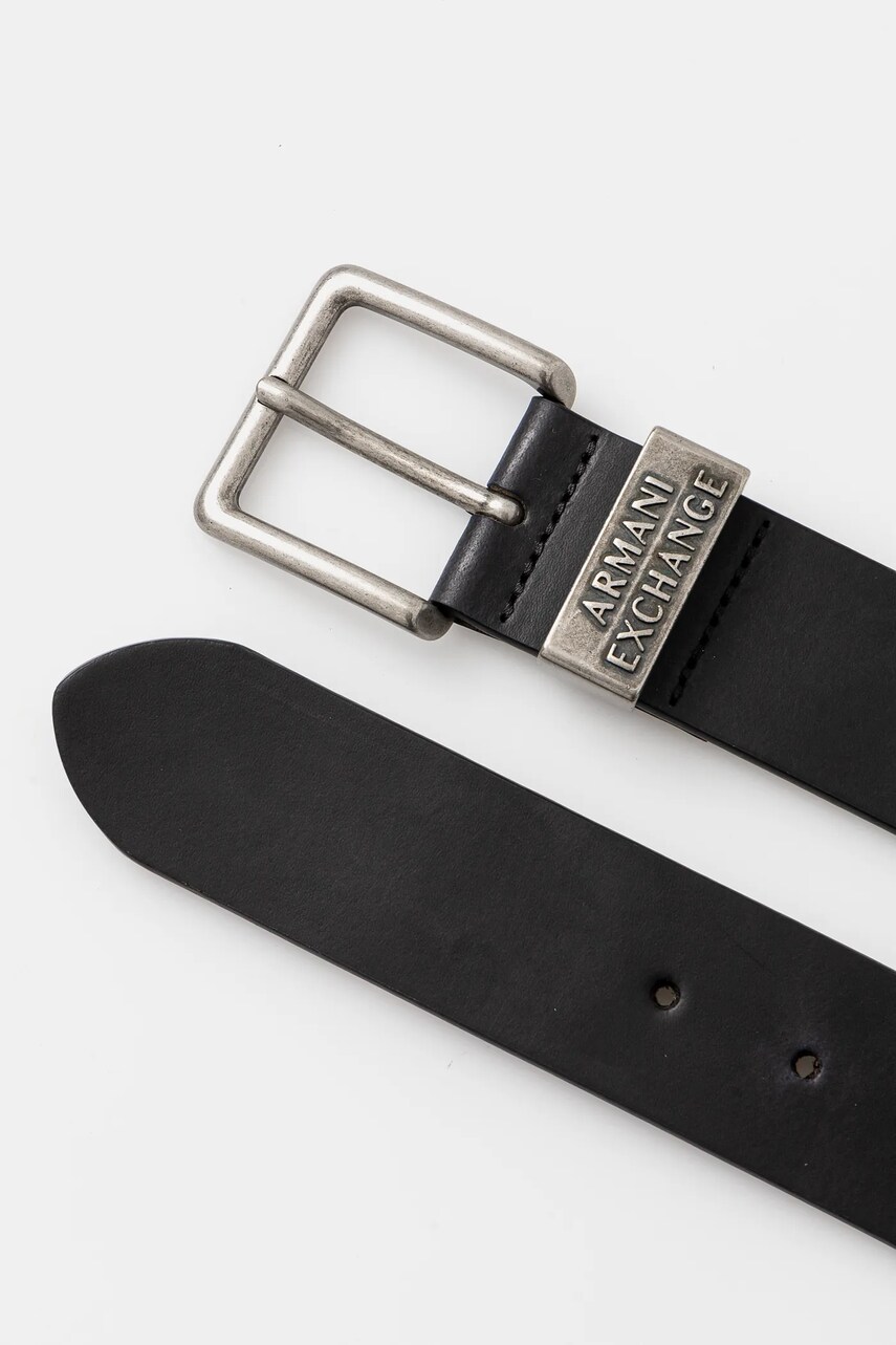 Armani Exchange - Шкіряний ремінь