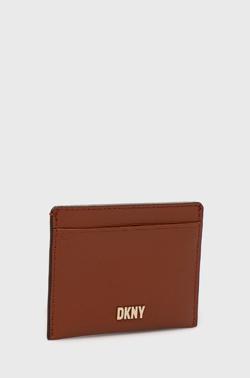 Шкіряний чохол на банківські карти Dkny жіночий