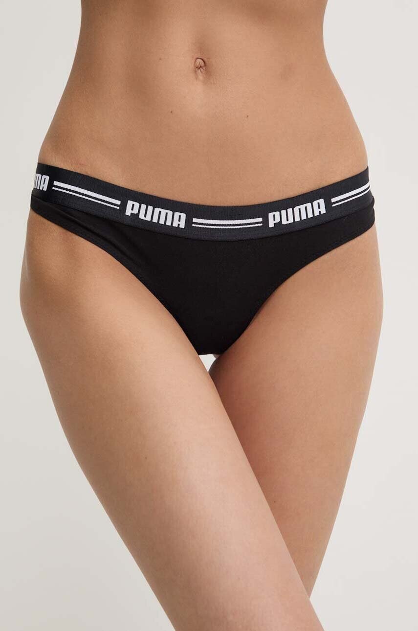 Стринги Puma 2-pack колір чорний 907854