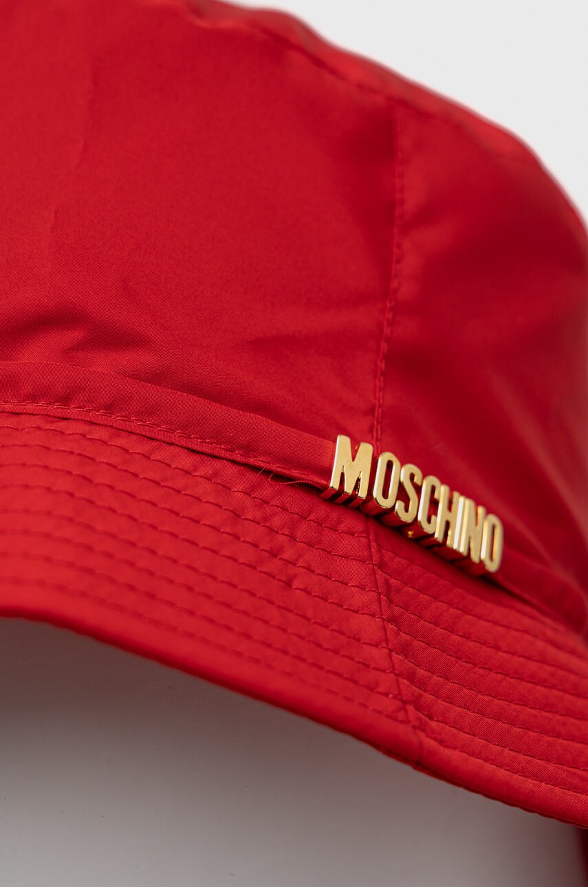 Купити Капелюх Moschino колір червоний – головне зображення