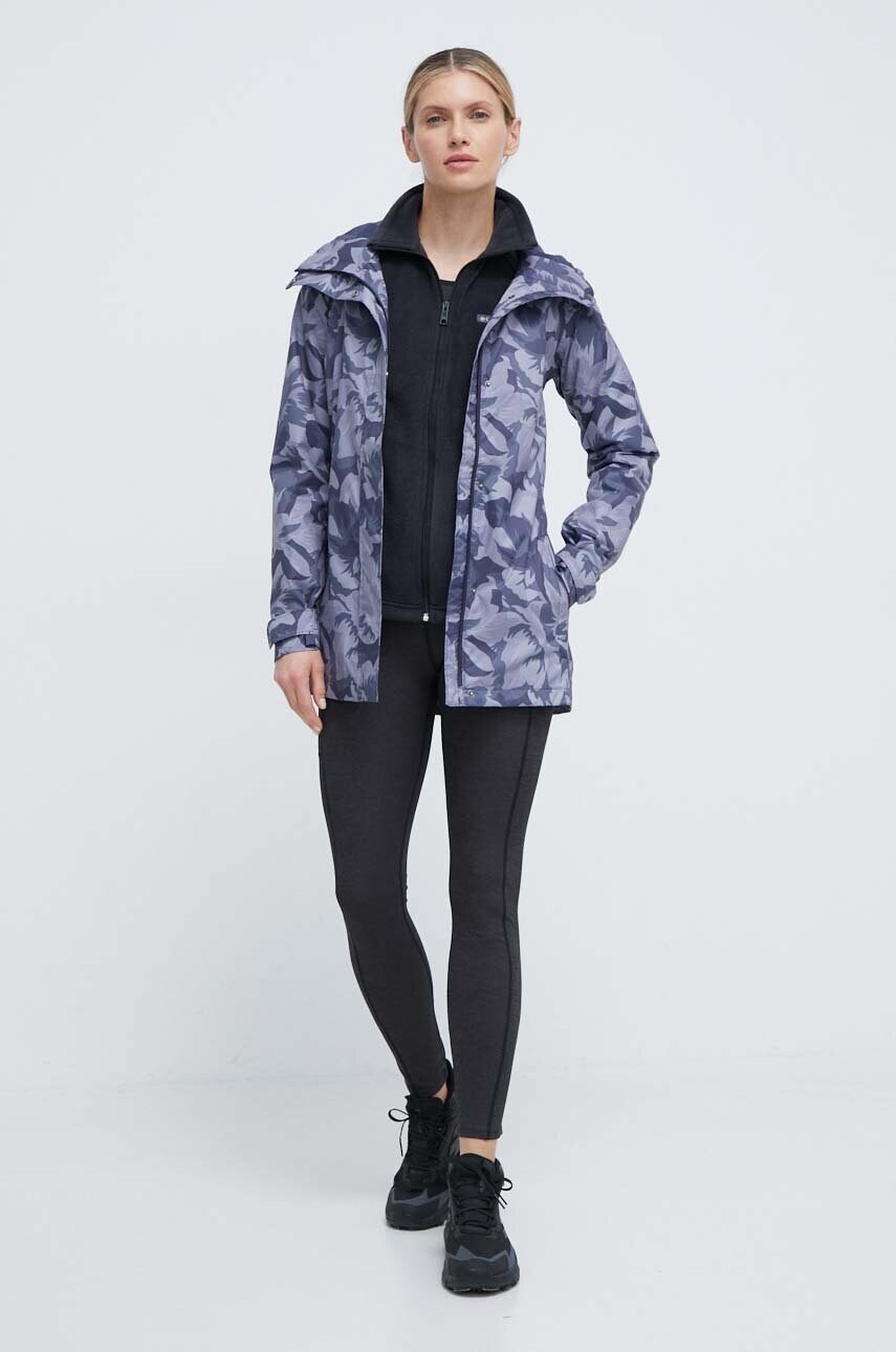 Дощовик Columbia Splash A Little II Jacket жіноча колір чорний перехідна