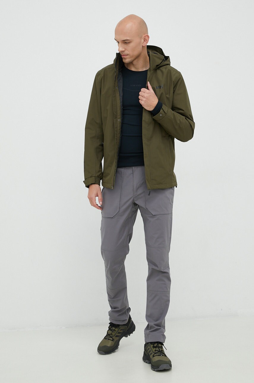 Куртка Helly Hansen чоловіча колір чорний перехідна 53117-990