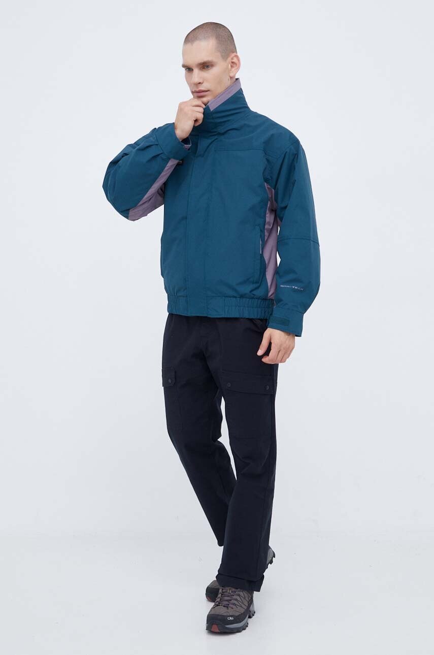 Куртка outdoor Columbia колір бірюзовий перехідна