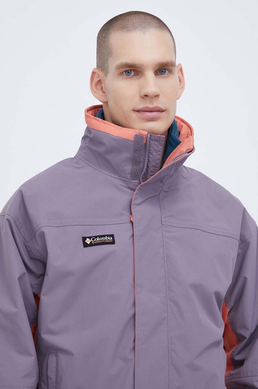 Куртка outdoor Columbia колір фіолетовий перехідна