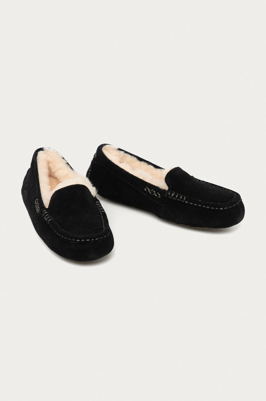 UGG - Шкіряні тапочки Ansley 1106878-BLK