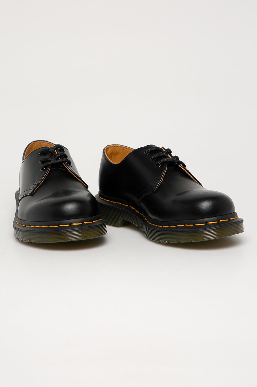 Шкіряні туфлі Dr. Martens 11838002 1461 колір чорний на плоскому ходу 11838002